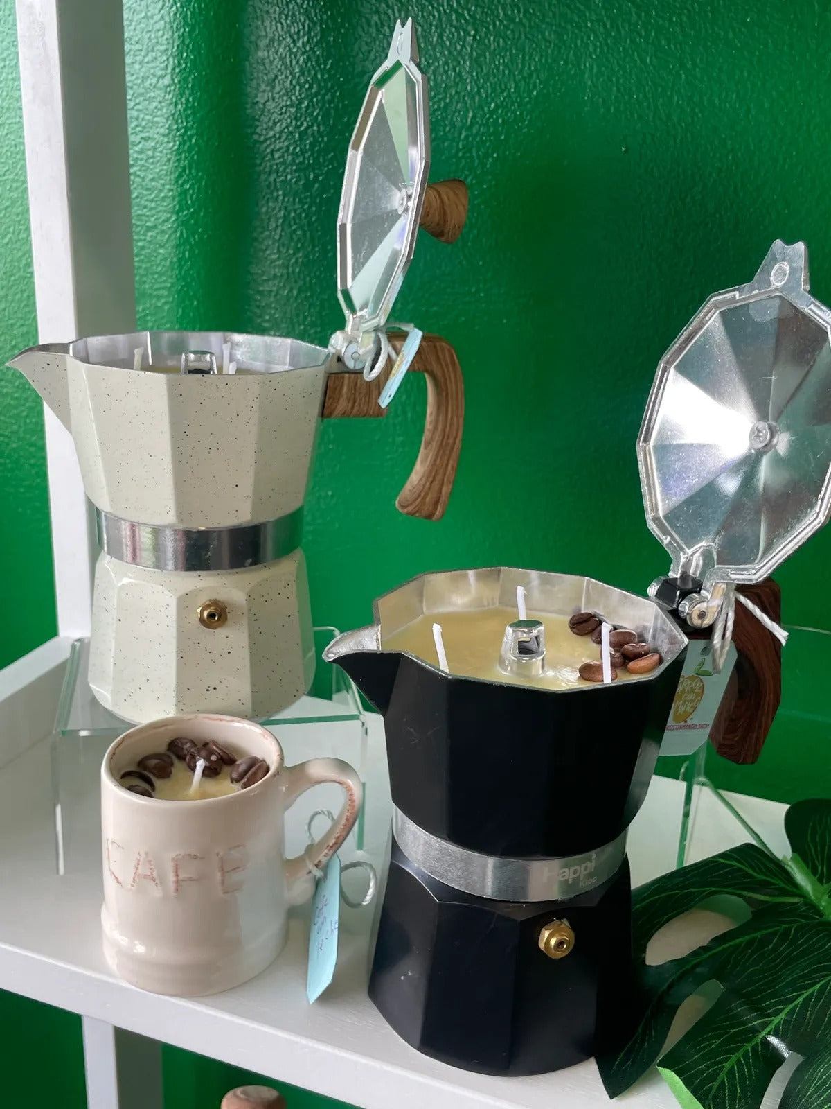 Handmade Soy Cafetera Candle