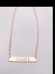 Dale Name Bar Necklace - Cuban Link - Cuban Name Bar Necklace - Cuban Sayings - Cuban Jewelry