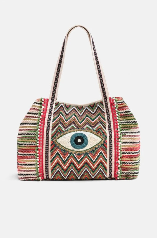 Emberglow Evil Eye Tote