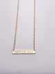 Gordita Rica Name Bar Necklace - Cuban Link - Cuban Name Bar Necklace - Cuban Sayings - Cuban Jewelry