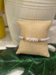 Heishi Bead Bracelet - Dale- Clay Bead Bracelet - Stackable Bracelets - Stretch Bead Bracelet - Cuban Sayings - Cuban Bracelet - Cuban Link
