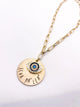 Evil Eye Necklace - Echa Pa'Llá - Mal de Ojo - Cuban Link - Cuban Jewelry - Paperclip Link